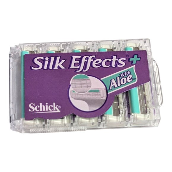 Schick Other - Schick Silk Effects Plus Aloe Razor Blade Refills For Women 5 Count New Germany